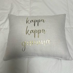 kappa kappa gamma pillow